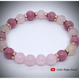 Rose Quartz & Rhodonite 'Everlasting Love'